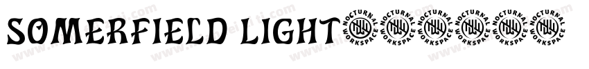 Somerfield Light字体转换